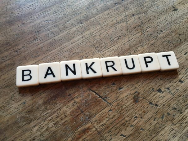 bankrupt letters