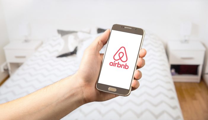 airbnb on phone