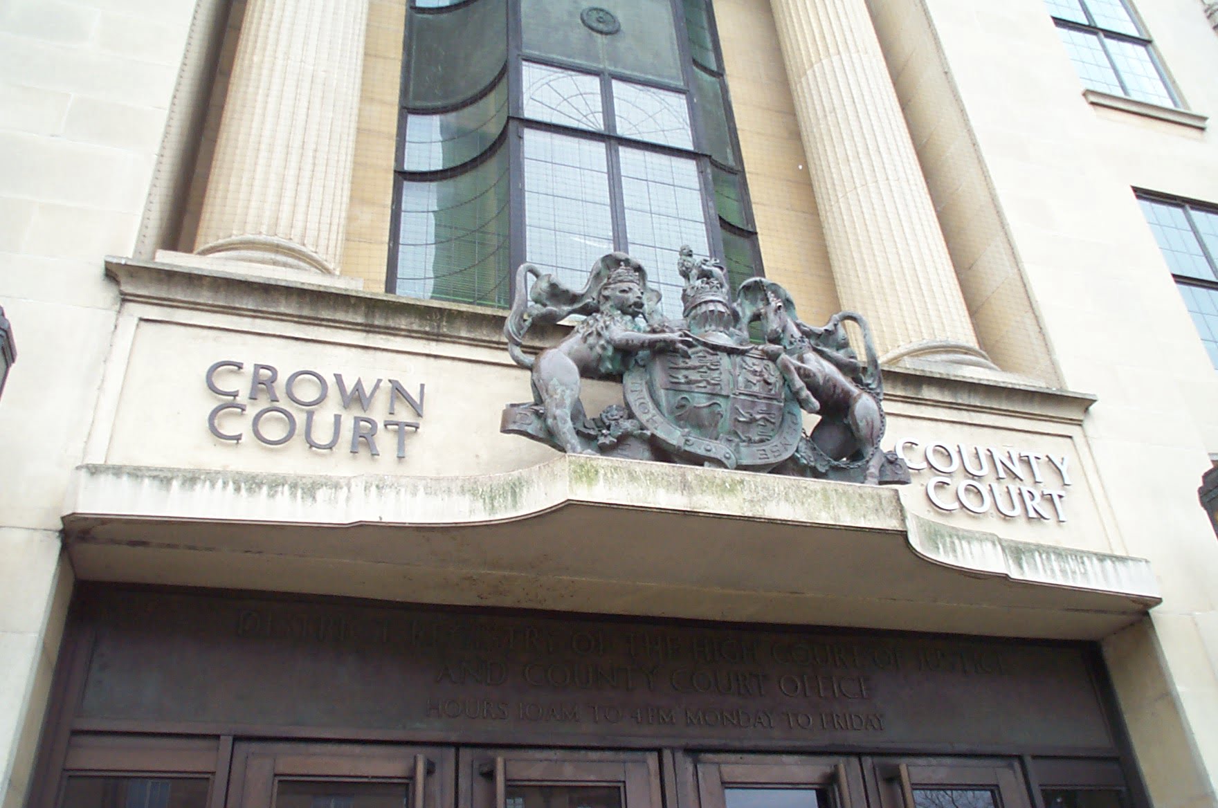 front of crown court